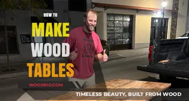 Crafting Stunning Wood Tables: A Step-by-Step DIY Guide