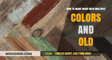 Creating Vibrant, Aged Wood: Techniques for Multicolored, Old-World Charm