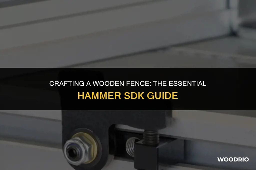 how to make wooden fence hammer sdk