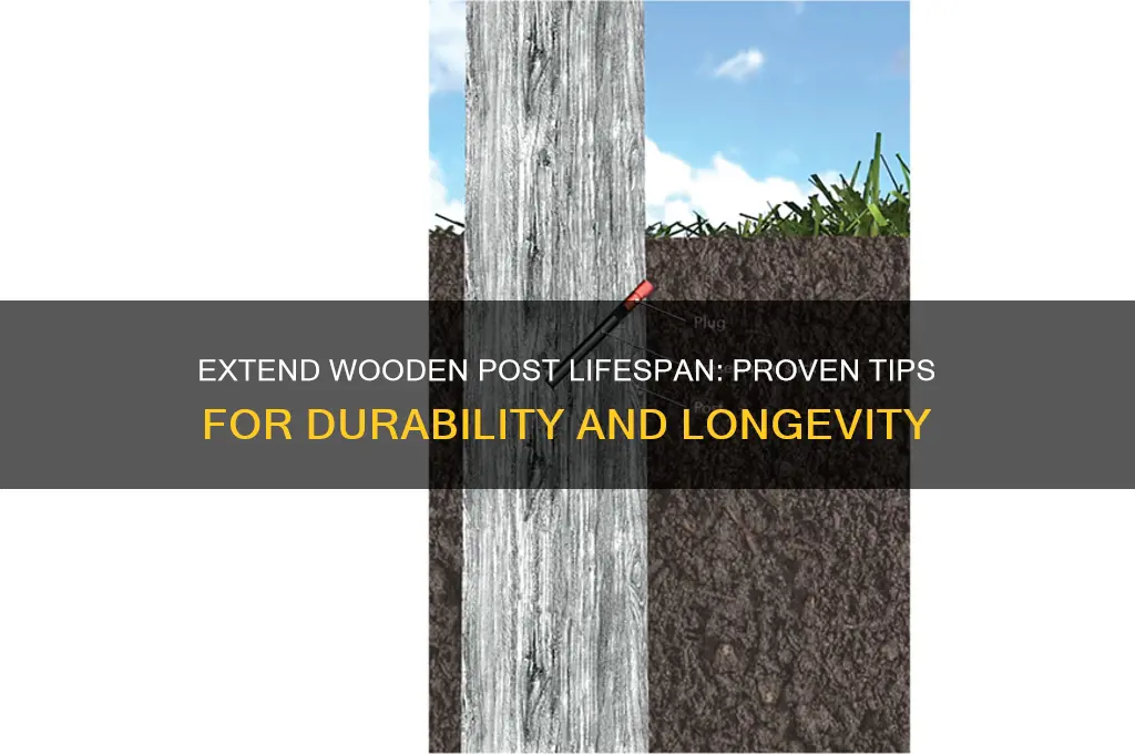 how to make wooden posts last longer