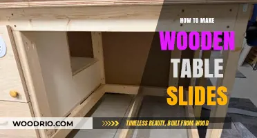 Crafting Smooth Wooden Table Slides: A Step-by-Step DIY Guide