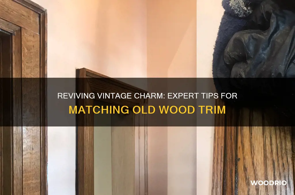 how to match old wood trim