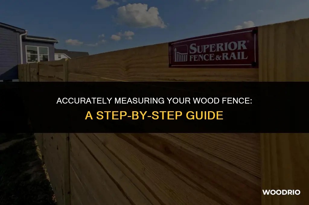 how to measure a wood fence