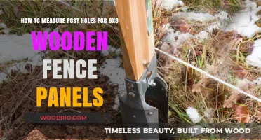 Precision in Placement: Measuring Post Holes for 6x8 Wooden Fence Panels