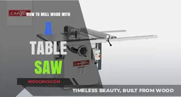 Mastering Wood Milling: A Comprehensive Guide to Using Your Table Saw