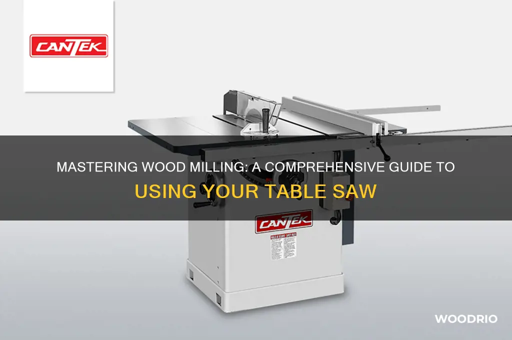 how to mill wood with a table saw