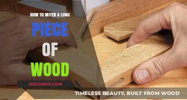 Mastering the Art of Mitering Long Wood Pieces: A Step-by-Step Guide