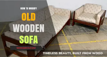 Revive Your Old Wooden Sofa: Easy DIY Modification Tips and Tricks