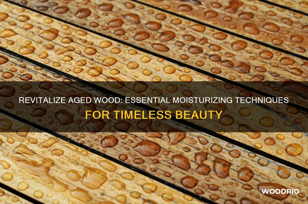 how to moisturize old wood