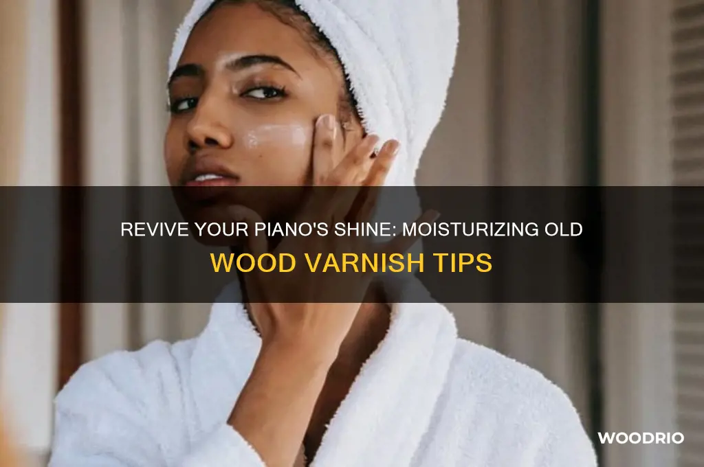 how to moisturize wood varnish on an old piano