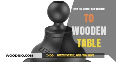 DIY Guide: Mounting a Cup Holder to Your Wooden Table