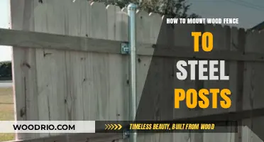 Secure Your Privacy: Attaching Wood Fences to Steel Posts