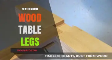 Easy Steps to Mount Wood Table Legs for a Sturdy Build