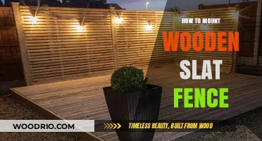 DIY Guide: Installing a Wooden Slat Fence in Your Yard