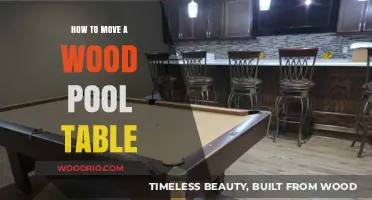 Moving a Wood Pool Table: Step-by-Step Guide for Safe Relocation