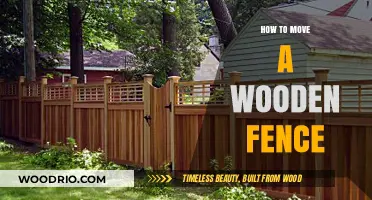 Relocating Your Wooden Fence: A Step-by-Step Guide