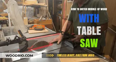 Mastering the Art of Notching Wood with a Table Saw