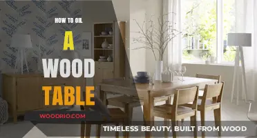 Mastering Wood Table Care: A Step-by-Step Guide to Oiling