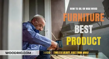 Revitalize Your Wood Furniture: A Guide to the Best Oils and Waxes