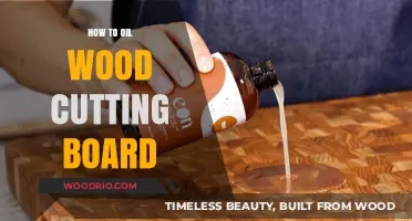 Revitalize Your Wood Cutting Board: A Guide to Oiling and Maintenance