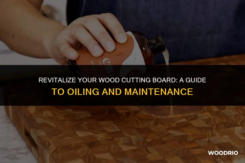 how to oil wood cutting board