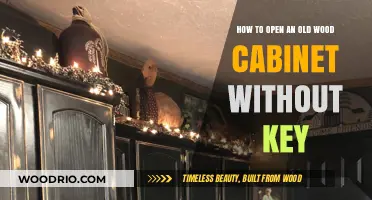 Unlocking Old Wood Cabinets: Keyless Methods to Access Your Storage