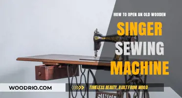 Unlocking Vintage Stitches: Opening Your Old Wooden Singer Sewing Machine