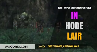 Unlocking the Secrets: A Guide to Opening Crude Wooden Fences in Hode's Lair