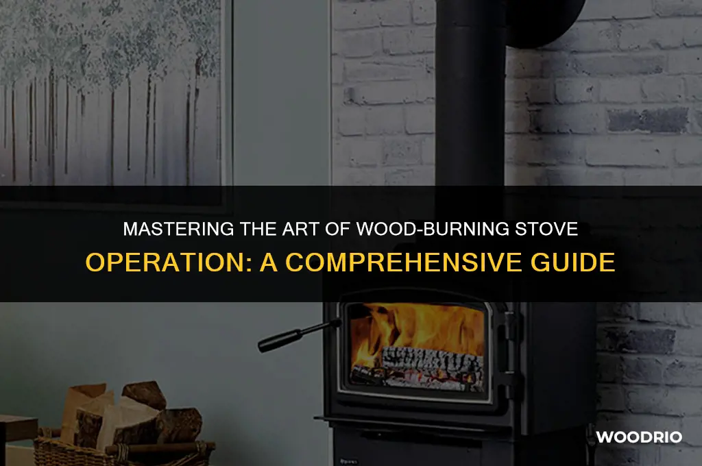 how to operate a wood burning stove