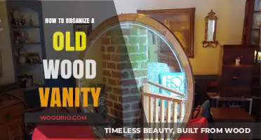 Revamp Your Vintage Wood Vanity: Simple Steps to Organize and Restore