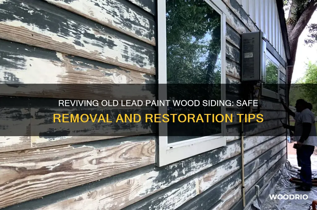 how to ove old lead paiy wood sidig