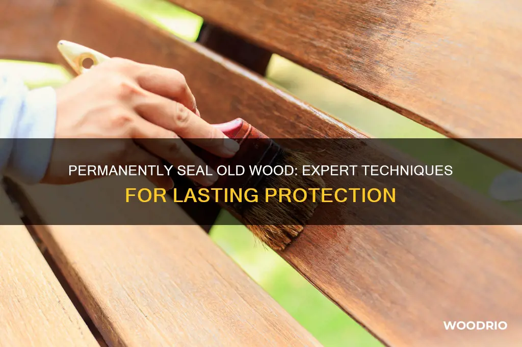 how to permanenntly seal old wood