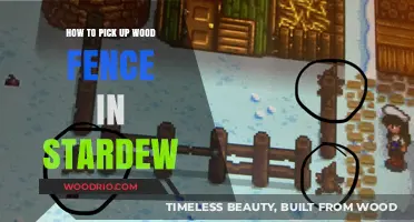 Mastering the Art of Wood Fence Pickup in Stardew Valley