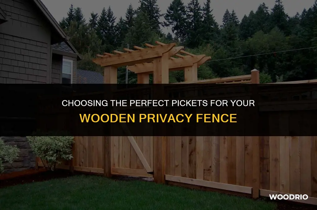how to pickets wooden privacy fence
