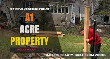Strategic Placement: Wood Fence Poles for Your Acre Property