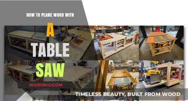 Mastering Wood Planing: Efficient Techniques Using Your Table Saw