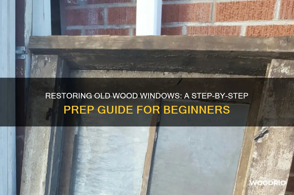 how to prep old wood windows