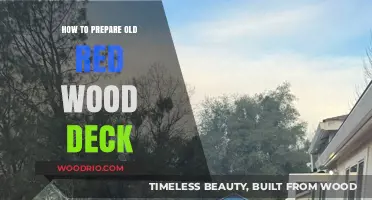 Revitalize Your Old Red Wood Deck: A Step-by-Step Preparation Guide