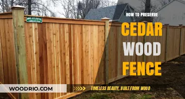Cedar Wood Fence Preservation: Tips and Tricks for Longevity