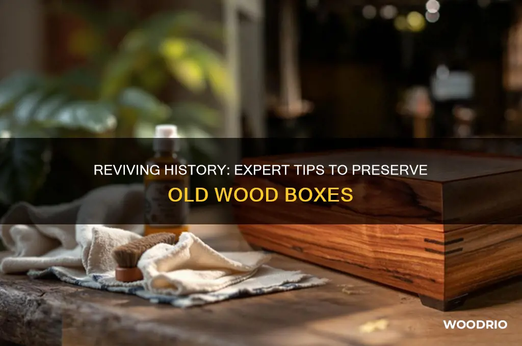 how to preserve old wood boxes