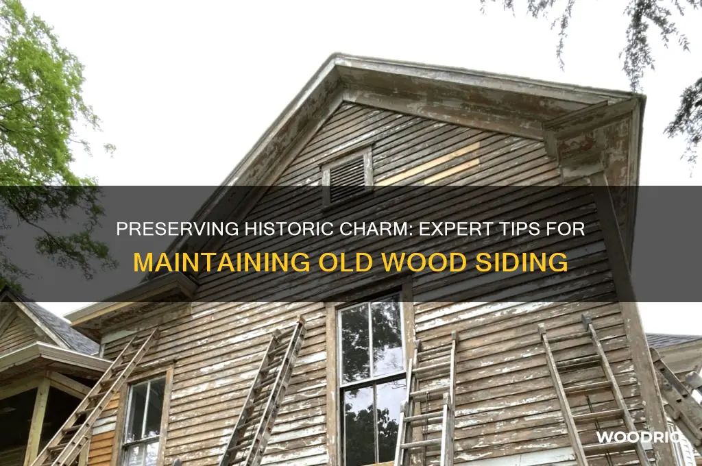 how to preserve old wood siding