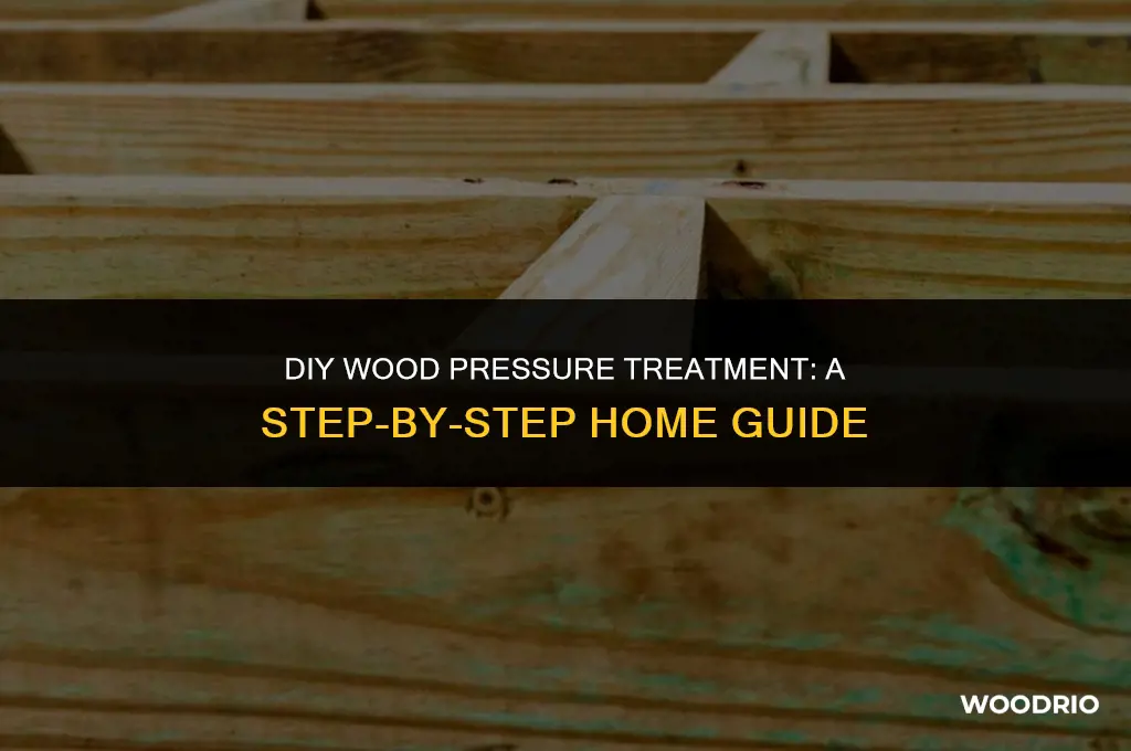 how to pressure treat wood at home