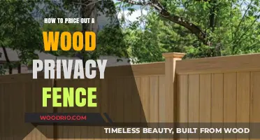 Estimating Costs: A Guide to Pricing Your Wood Privacy Fence