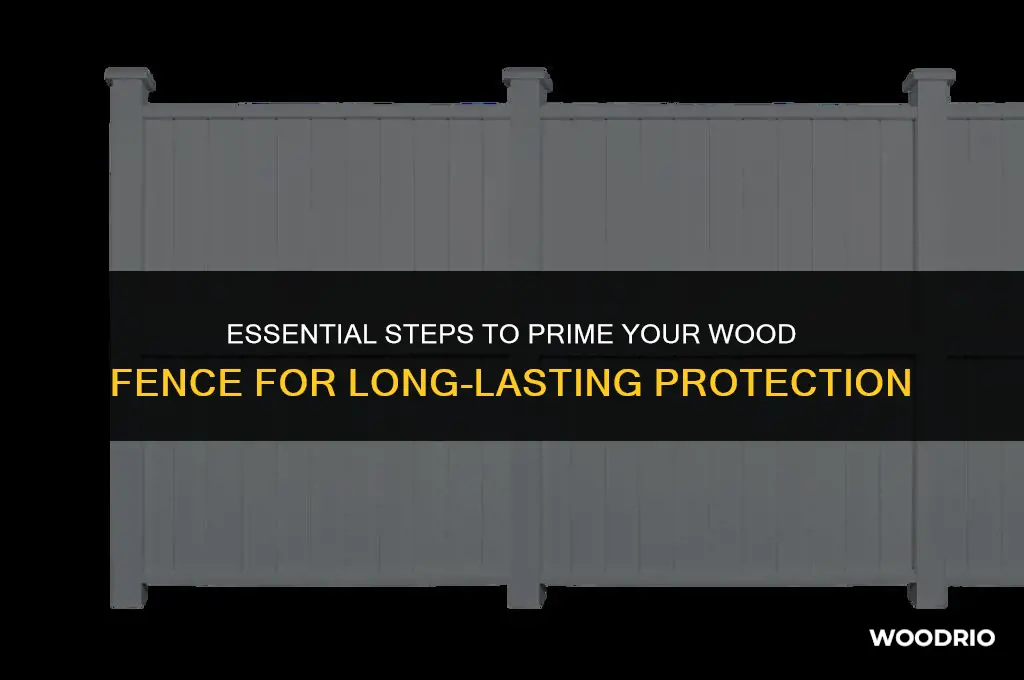 how to prime a wood fence