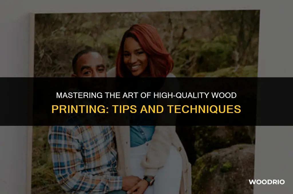 how to print on wood best quality