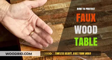 Preserving Faux Wood: Essential Tips to Protect Your Table's Finish