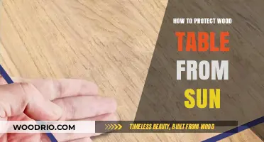 Shield Your Wood Table: Sun Protection Tips for Longevity
