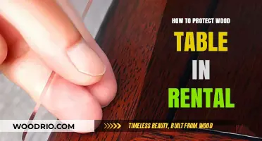 Protect Your Rental Wood Table: Easy Tips for Longevity