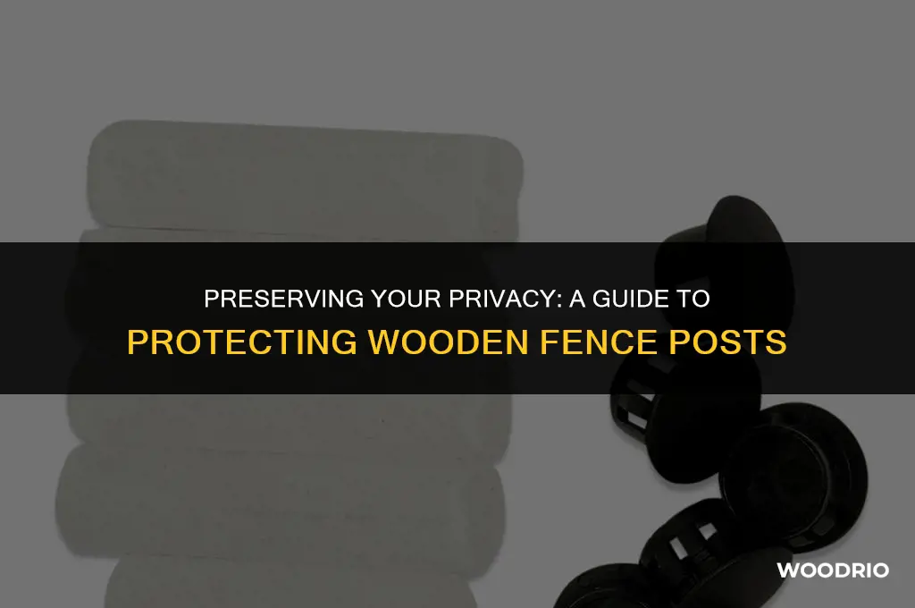 how to protect wooden fence posts