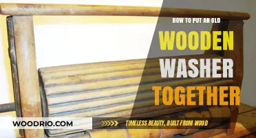 Reviving Vintage Laundry: A Step-by-Step Guide to Assembling Old Wooden Washers